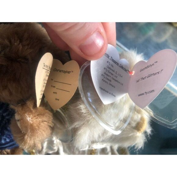 TY Attic treasures series Collectible beanie babies set of 9 - Picture 6 of 7